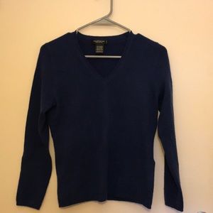 Blue cashmere sweater